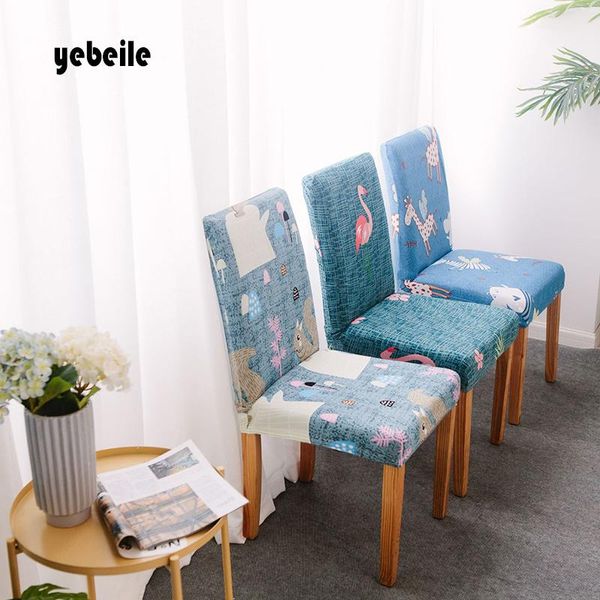 

chair covers 1 pc printed silky elastic seat case antifouling home removable modern pattern protector drop