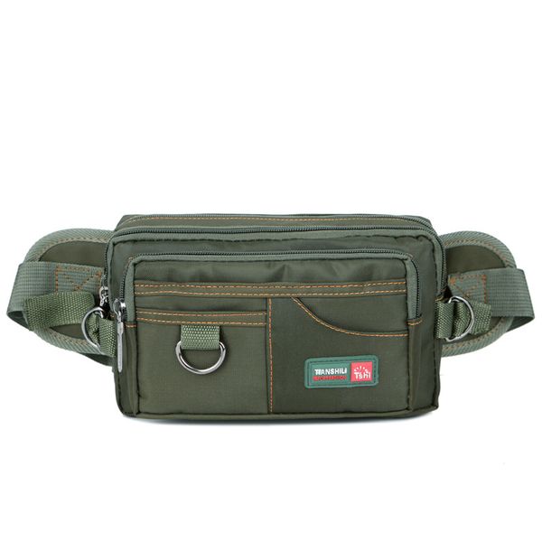 

hbp 2021 trend fashion men's waist bags in spring and summer multi-function multi zipper waterproof chest bag