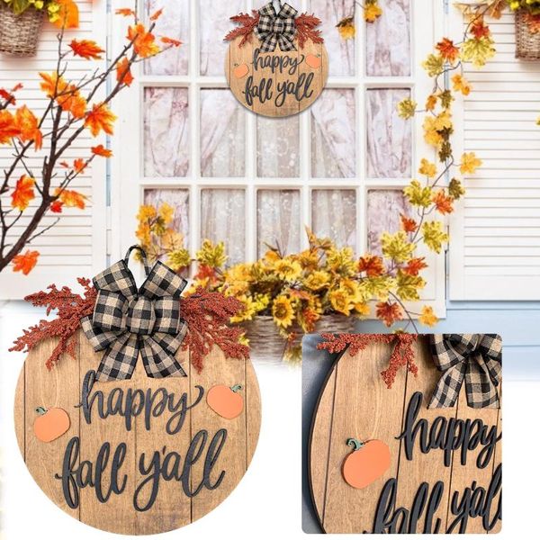 

decorative objects & figurines halloween decoration garland style plant wooden wall door shop window handicraft for welcome sign party home