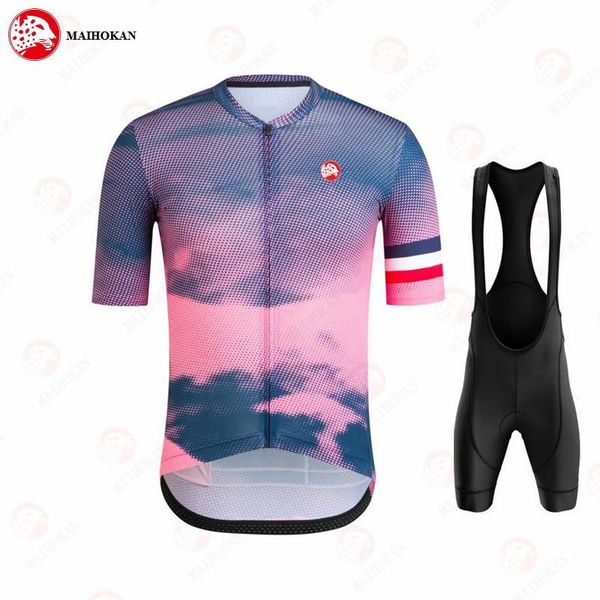 

racing sets pro rcc 2021 cycling jersey set bicycle clothing man maillot ropa ciclismo mtb bike sportswear, Black;blue