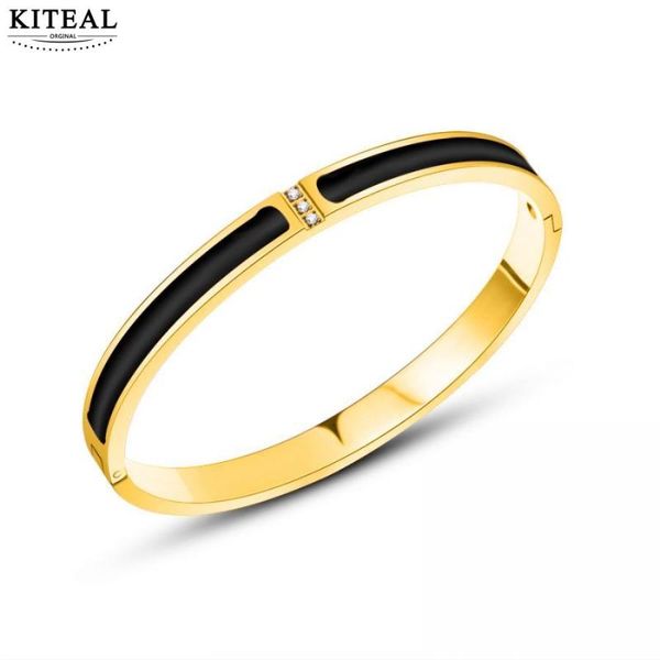 

bangle kiteal selling gold filled gentlewoman bracelet & black glue wedding girlfriend birthday's gift