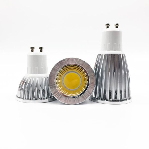 

bulbs super bright gu 10 light dimmable led 110v 220v 85-265v 6w 9w 12w gu10 cob lamp spotlight
