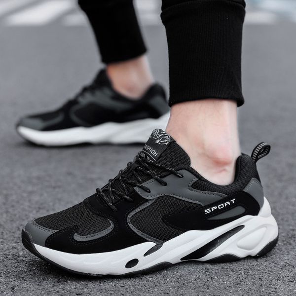 

new mens shoes lace-up fashion breathable men casual shoes brand men sneakers men flats fashion sports running trend mens shoes