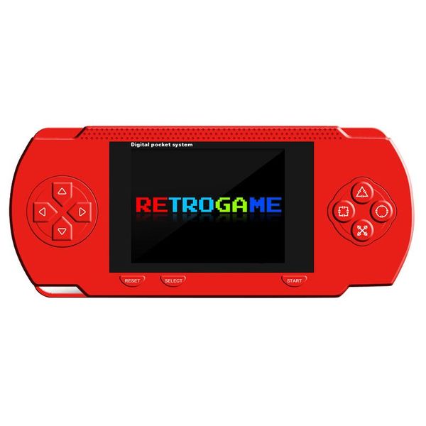 

handheld game games console 132's of portable christmas santa gift red players