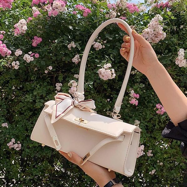 

evening bags fashion women shoulder 2021 summer lock underarm bag portable messenger and handbag ladies hobo clutch