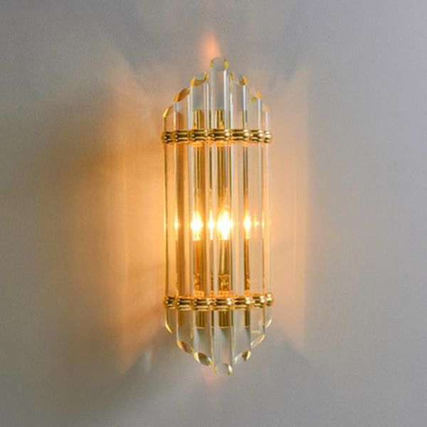 

wall lamp modern crystal light luxury nordic living room decoration el led lights