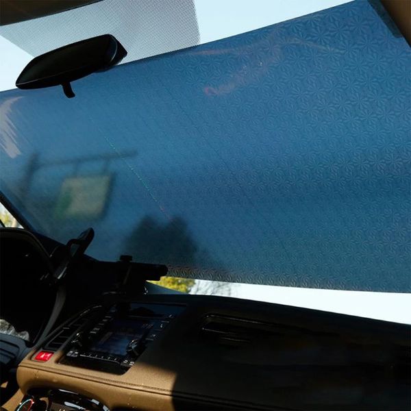 

car sunshade durable pleated curtains visor sun side window nylon retractable mesh shade blind fold curtain