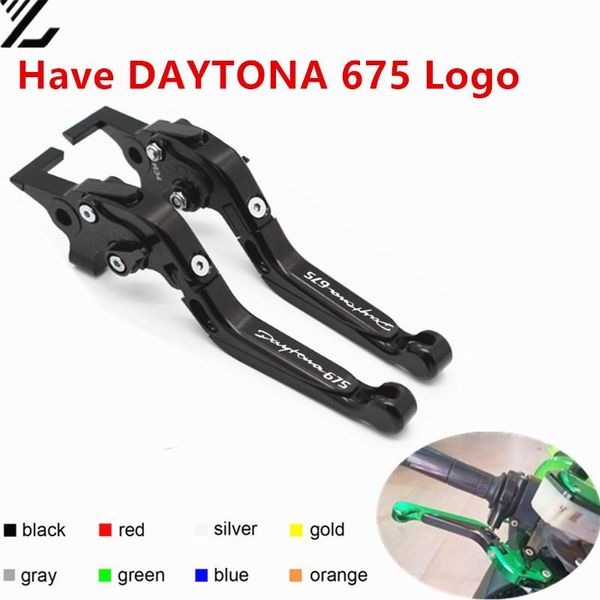 

motorcycle brakes for daytona 675 2006-2021 2007 2008 2009 2010 cnc adjustable folding retractable brake clutch lever