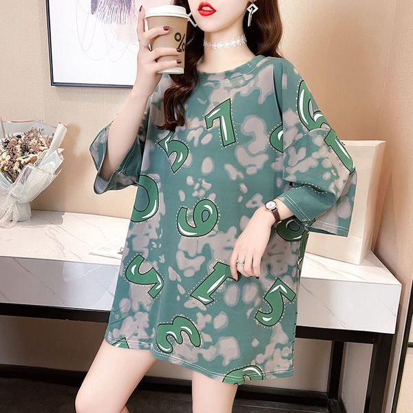 

women's multi-function medium t-shirt, fashionable short sleeve summer, White