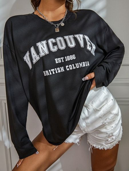 

letter graphic drop shoulder tee c5m4#, White