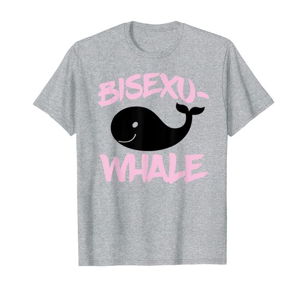 

bisexuwhale bisexual whale | bisexual pride t-shirt, White;black