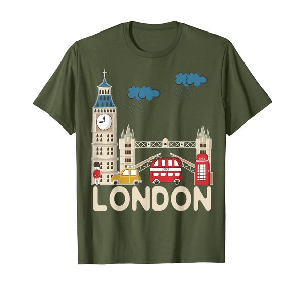

london souvenir tshirt, White;black