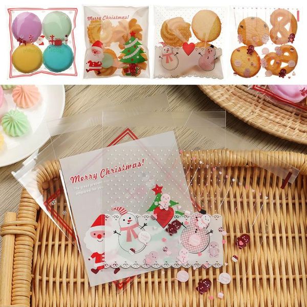 

gift wrap 100pcs wedding favors dessert pocket snack decoration gifts candy bags cookie baking storage biscuit packaging