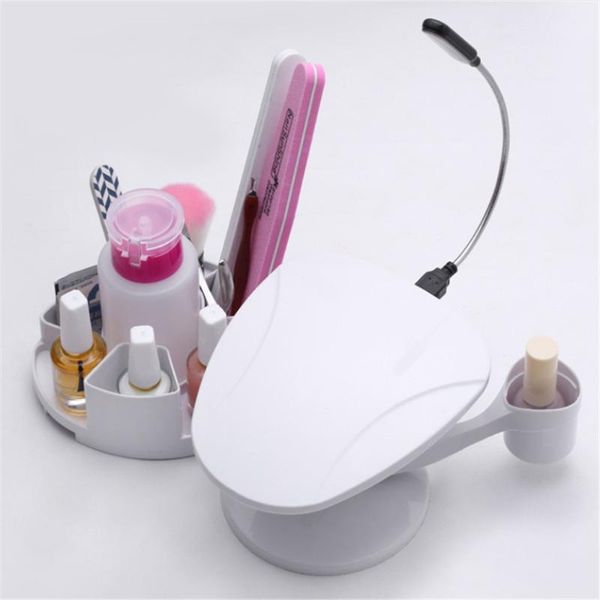 

manicure table led lamp tool set multifunctional nail station tools sets hand pillow art kits
