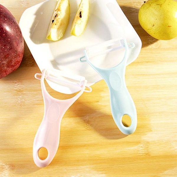

durable ceramic fruit vegetable peeler plastic potato carrot grater cutter sharp peeler slicer portable kitchen gadgets vtky2378