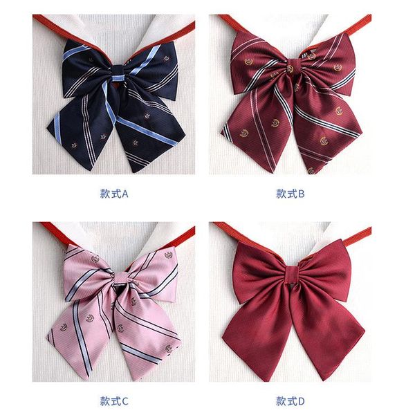 

neck ties wholesale jk bow tie japanese series crown necktie student spot halloween, Blue;purple