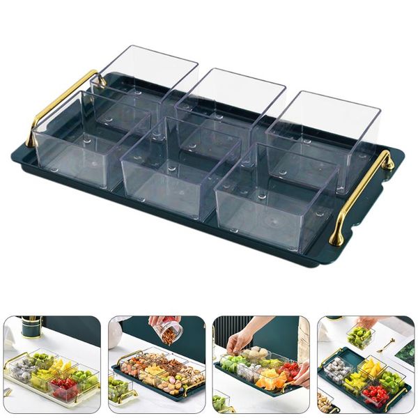 

kitchen storage & organization 1 set creative divided nut bowls snack dried fruit