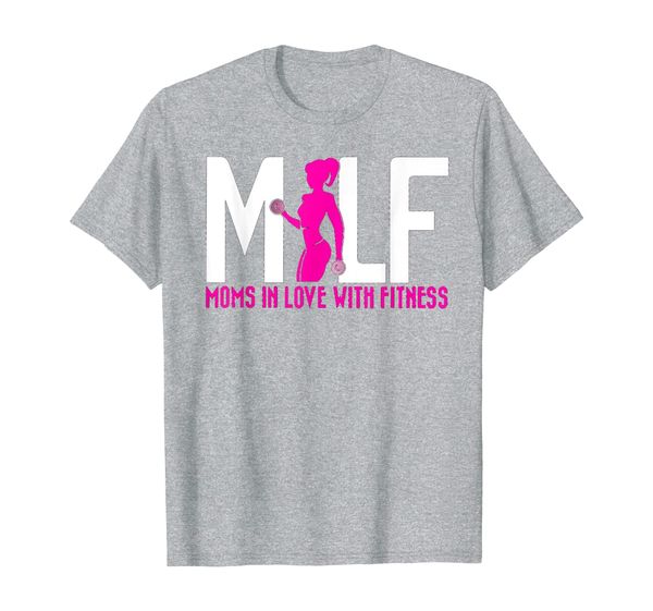

Funny Moms In Love With Fitness MILF T-Shirt, Mainly pictures