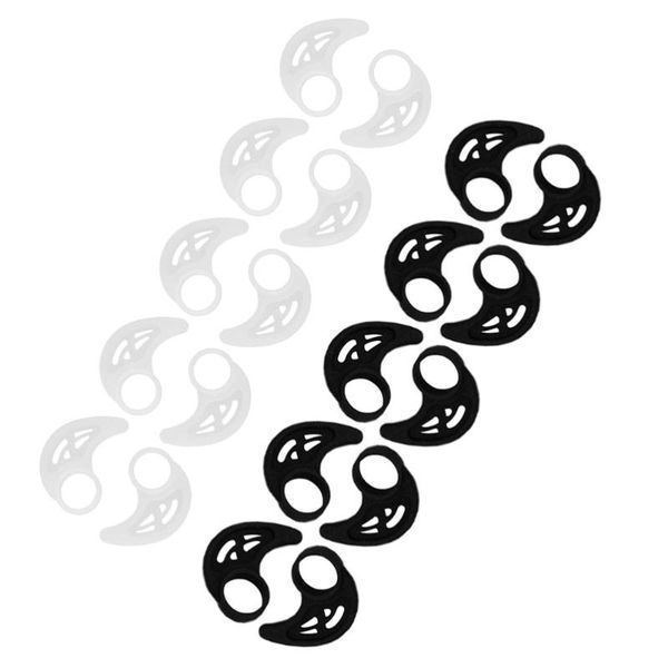 

headphones & earphones 10 pairs universal silicone earphone clip hook earhook headphone ear hanger