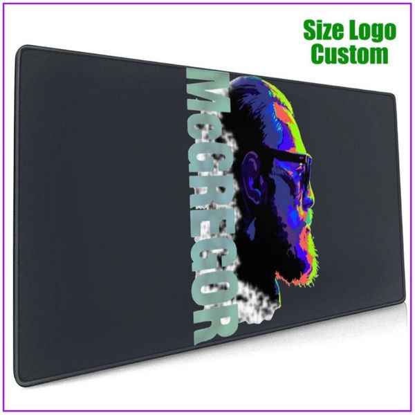

mouse pads & wrist rests conor mcgregor skyblue extended extra large big gaming pad with support gel alfombrilla escritorio pc gamer complet