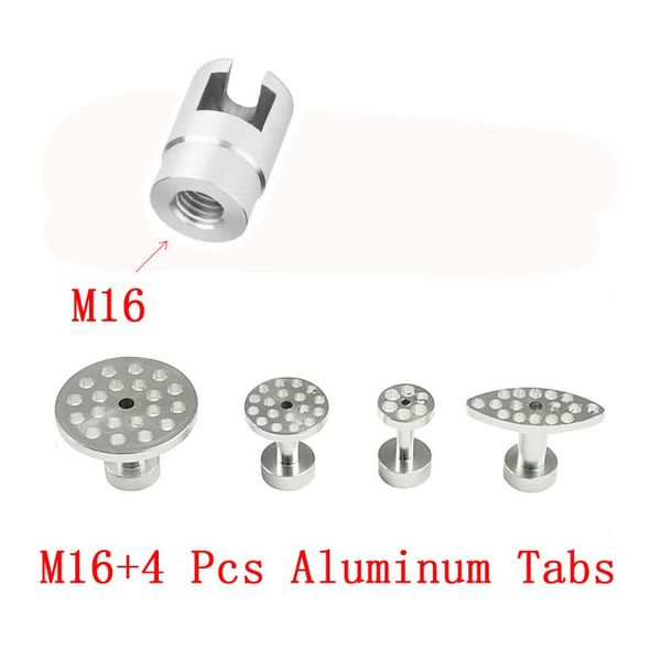 

professional hand tool sets car iron alloy dent repair puller head adapter screw tips for slide hammer and pulling tab m16 glue tabs removal