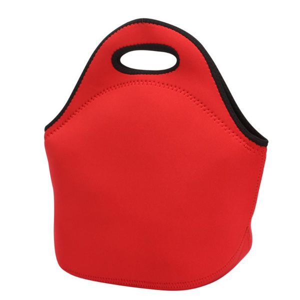 

termic bag neoprene lunch tote insulated waterproof box for women adults kids bolsa alimentos #lr2 organizer, Blue;pink
