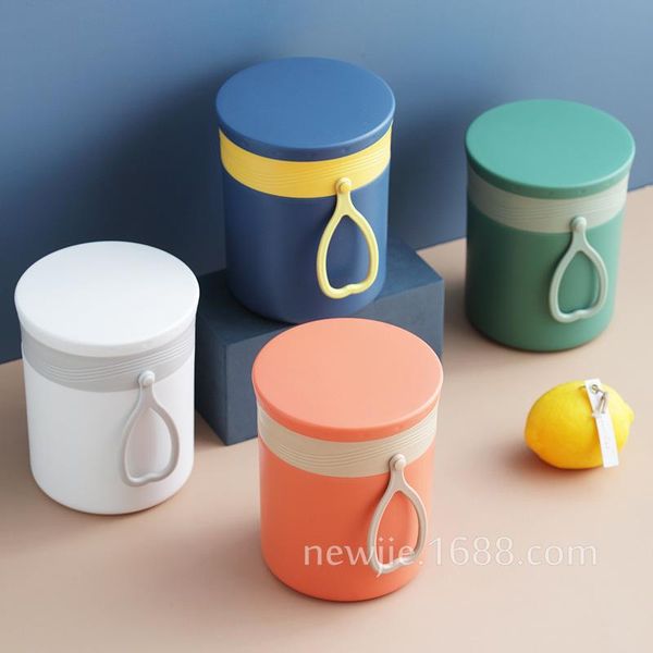

water bottles high appearance 304 stainless steel and pp soup cup heat preservation sealing portable students' fresh simple