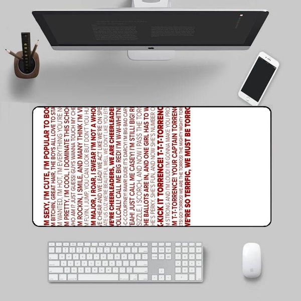 

mouse pads & wrist rests bring it on pad mousepad mat for gamer gaming large keyboard desk mats pc computer deskpad