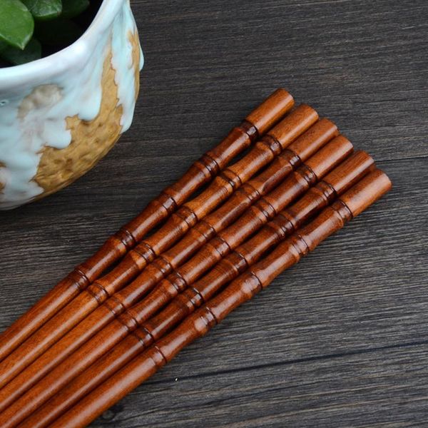 

pairs creative natural handmade wood chopsticks gift tableware sushi palillos chinos japanese