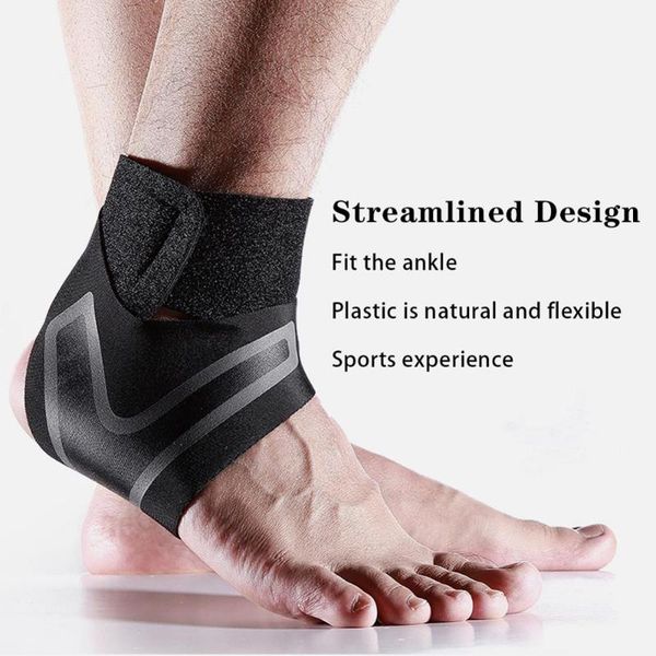

pc fitness sports outdoor safety prevention ankle guards anti-spinning wrist socks climbing protector support, Blue;black