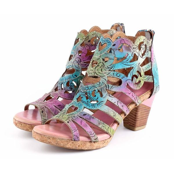 

women's fashion sandals 2021 summer open toe wedding pump shoes with zipper ladies hollow out high heel zapatos de mujer, Black