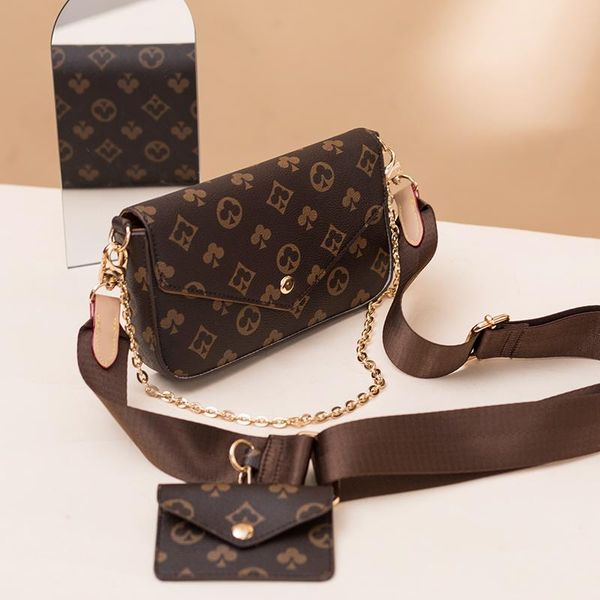 

evening bags vintage printing handbag 2-in-1 fashion brand messenger for women pu leather crossbody bag lady small purse totes