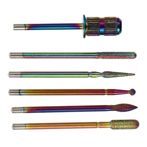 

nail files 6pcs polish grinders manicure grinding heads polishing machine tools