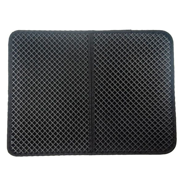 

cat beds & furniture double layer litter trapping mat collapsible waterproof pet pads accessories kitten mats feeding floor pad