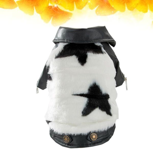 

dog apparel pet fur coat winter warm thicken )