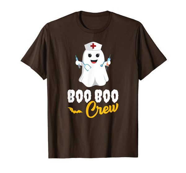 

boo boo crew t shirt nurse ghost idea squad party gift cute, White;black