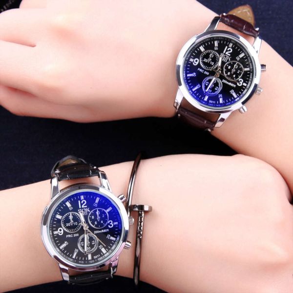 

watch 271 taobao popular quartz for men, Slivery;brown