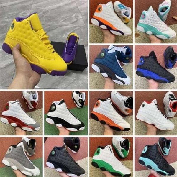 

flint 13 13s reverse he got mens basketball shoes playground jumpman trainers lucky green bred court purple men sports sneakers yuduojiaju