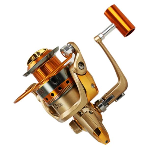 

fishing reels full metal wire cups 12bb rotary all rocker hf500-9000 reel for spinning baitcasting