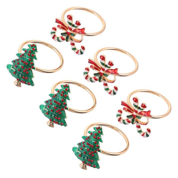 

napkin rings 6pcs christmas buckles decorative home party holders