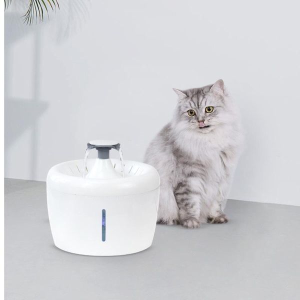 

durable cat fountain drinker mobile water dispenser automatic circulation drinking artifact four-layer filtration dog bowls & feeders