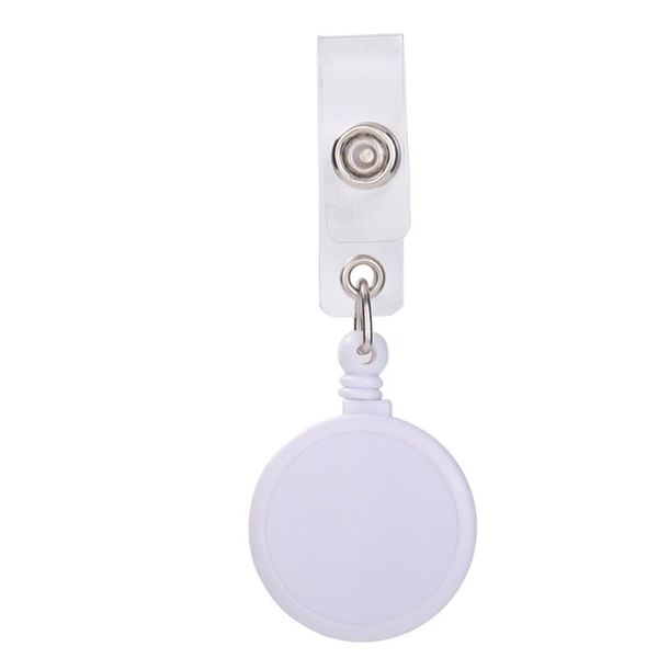 

keychains m7dd thermal transfer blank easy pull pendant gift for friends/family, Silver