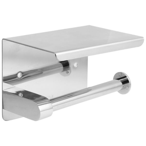 

toilet paper holders 1pc stainless steel bathroom mobile phone rack reliable roll stand