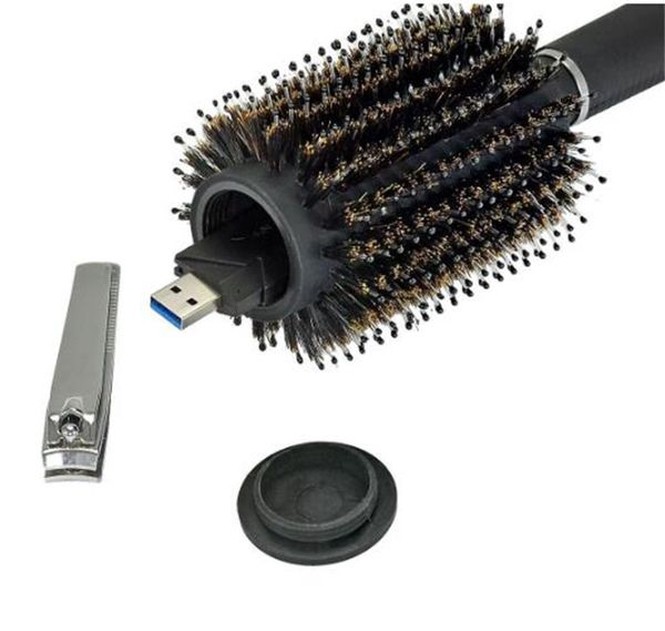 

hair brush black stash safe diversion secret security hairbrush hidden valuables hollow container for home security storage boxs 259 v2