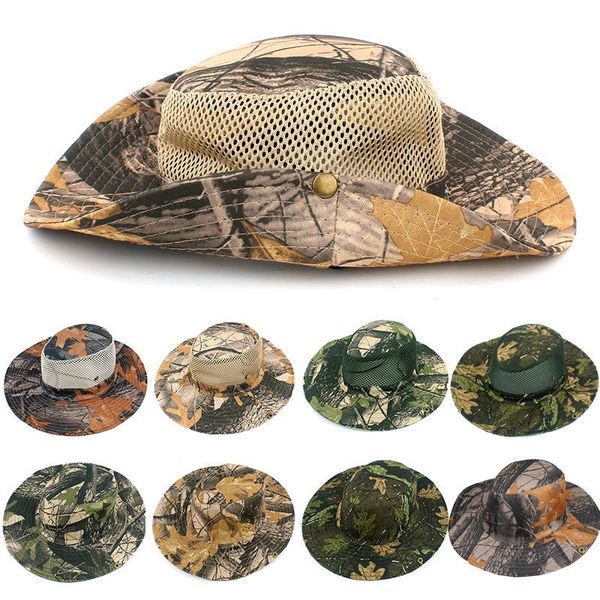 

outdoor hats fisherman hat sunscreen penney camo air shade jungle leisure tour mountaineering fishing hiking caps heated, Black;white