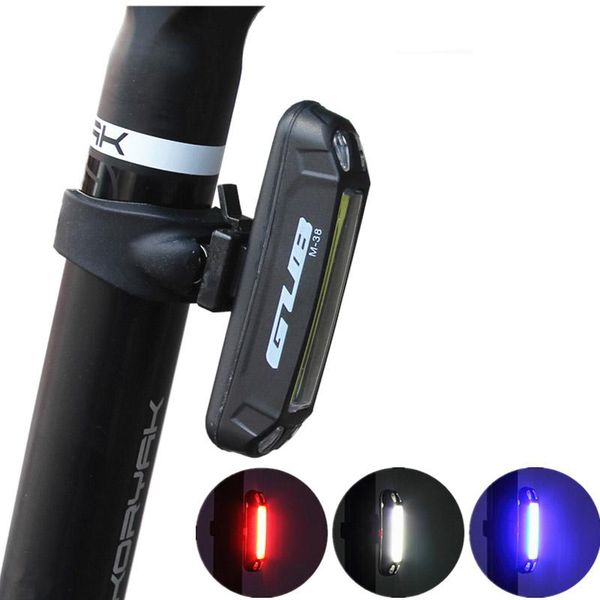 

bike light road bicycle seatpost ledlight safety warning led usb rechargeable front rear lamp tail 100 lum lights