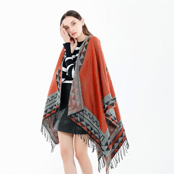 

scarves brand female echarpe pashmina women winter scarf warmer shawl ladies vintage thick blanket wrap cashmere poncho capes, Blue;gray
