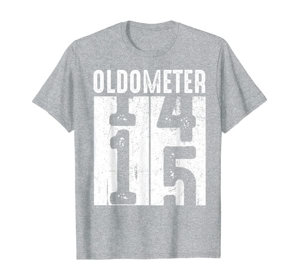 

oldometer 15 years old tee 15th birthday gift t-shirt, White;black