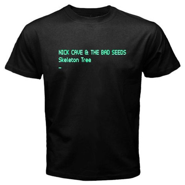

new nick cave & the bad seeds skeleton tree men's black t-shirt size s to 3xl, White;black