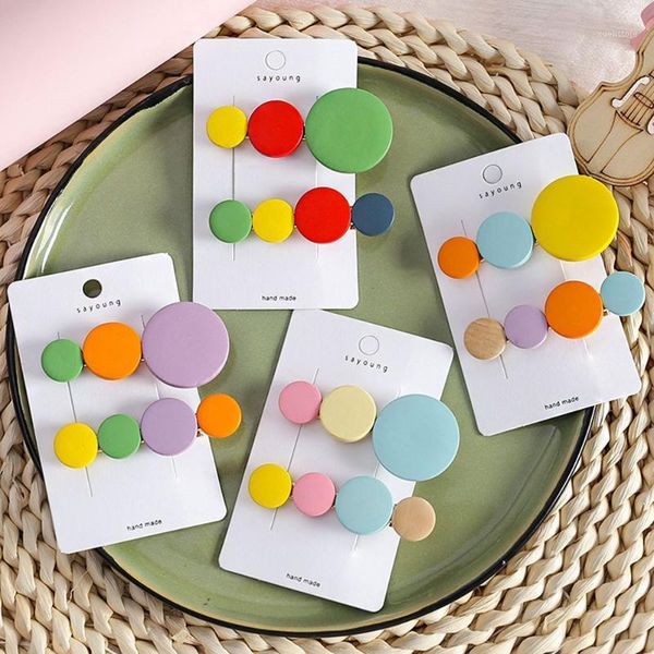 

candy color 1 pc girls korean style side clip child cute hair hit barrette accessories for women striking1